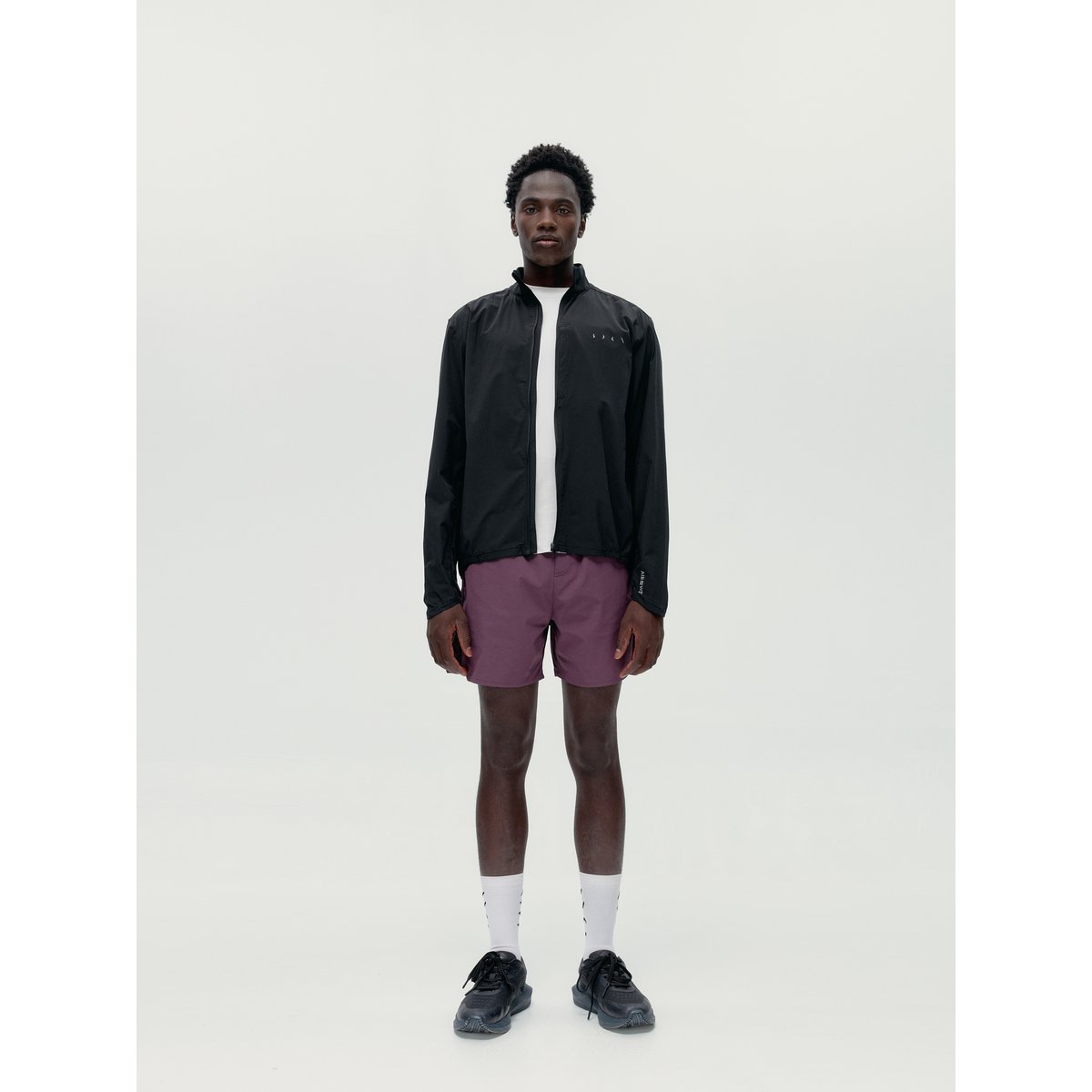 Veste de sport zippée Performance Athleisure NYASA noir, BORN