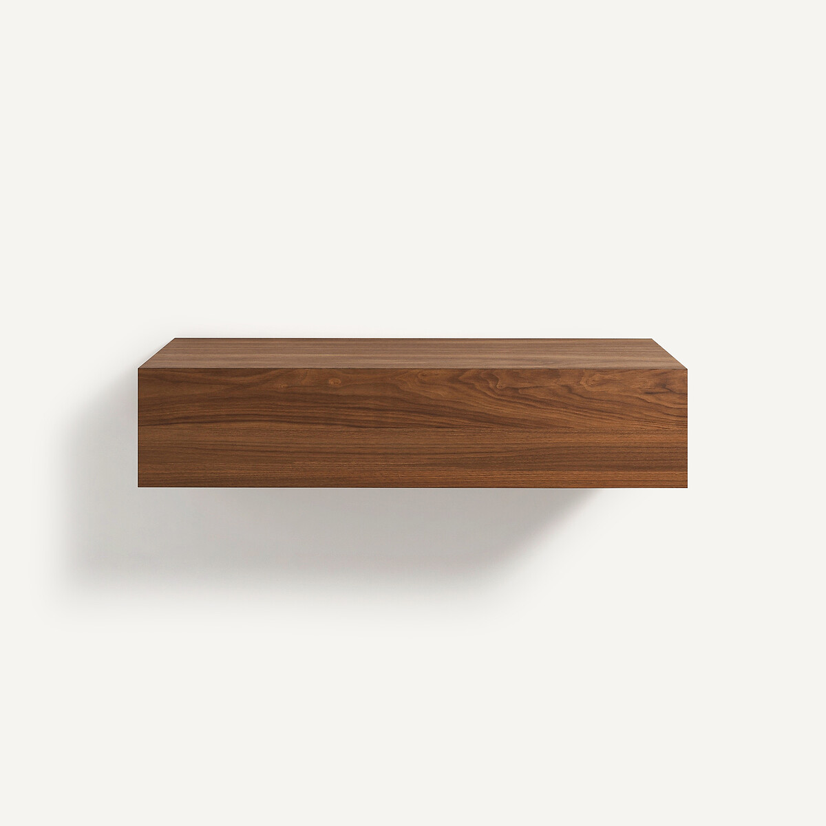 Vesper Solid Walnut 1-Drawer Floating Bedside Table walnut, AM.PM