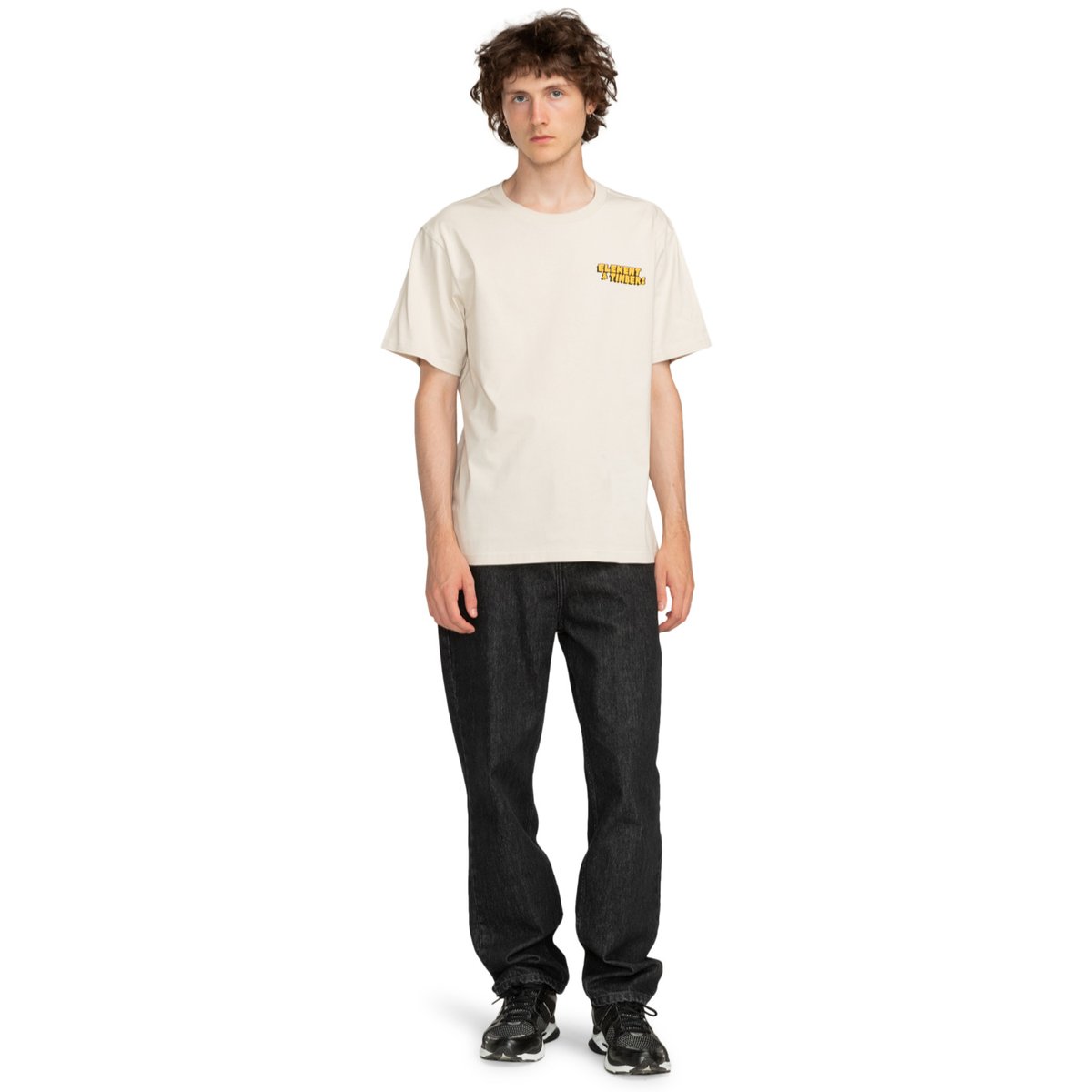Jean fuselé RELAX noir washed black, ELEMENT