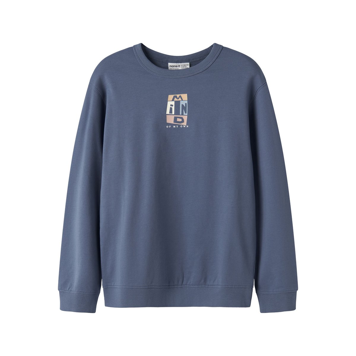 Sweat-Shirt vintage indigo, NAME IT