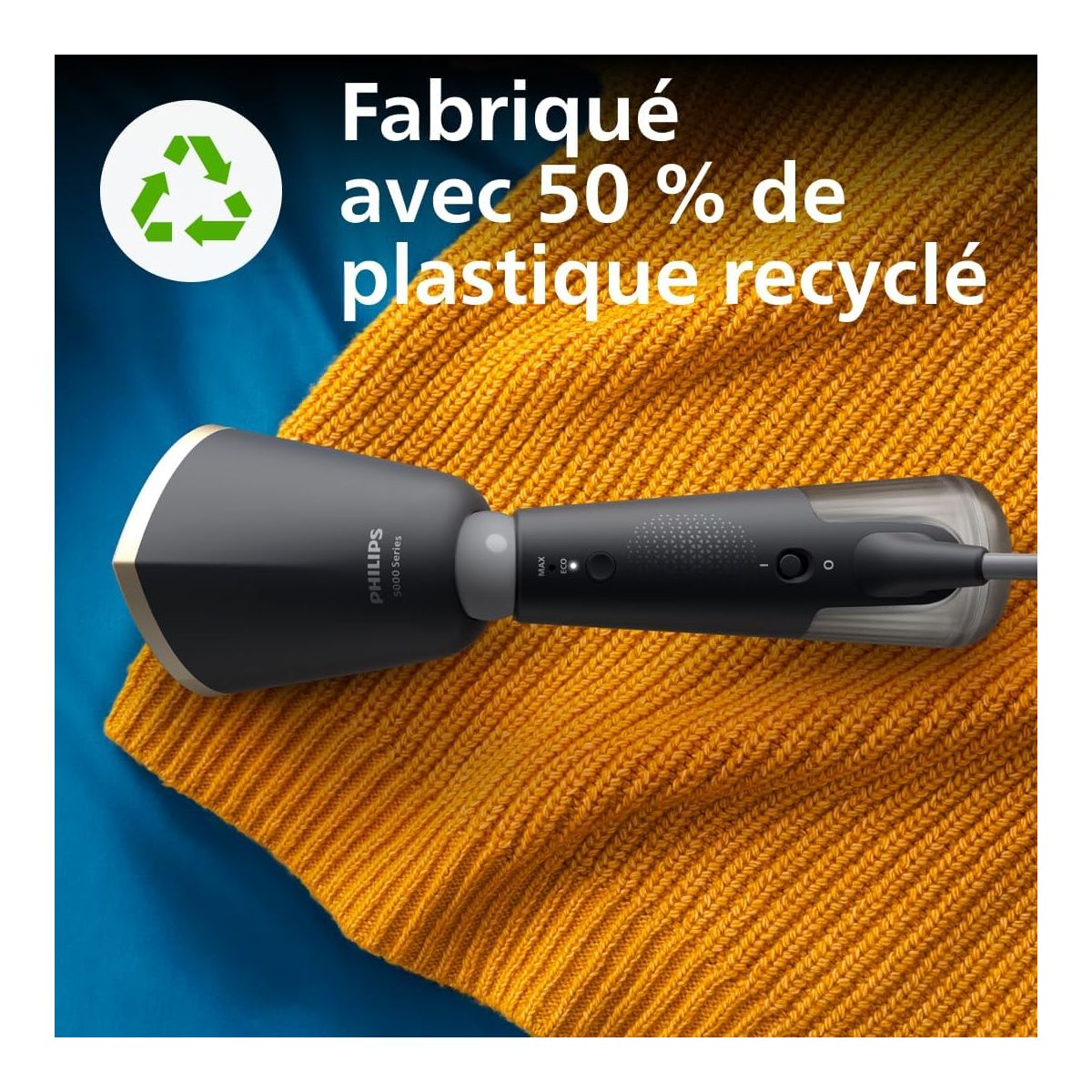 Défroisseur vapeur STH5030/80 steamer noir couleur unique, PHILIPS