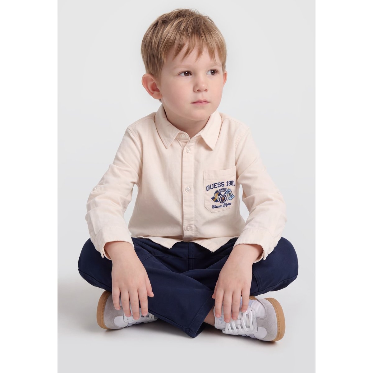 Chemise Oxford blanc, GUESS KIDS