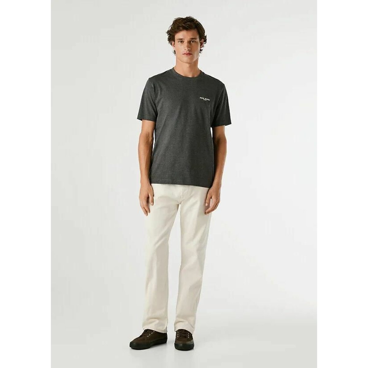 Todd Short-Sleeve T-Shirt charcoal, PEPE JEANS