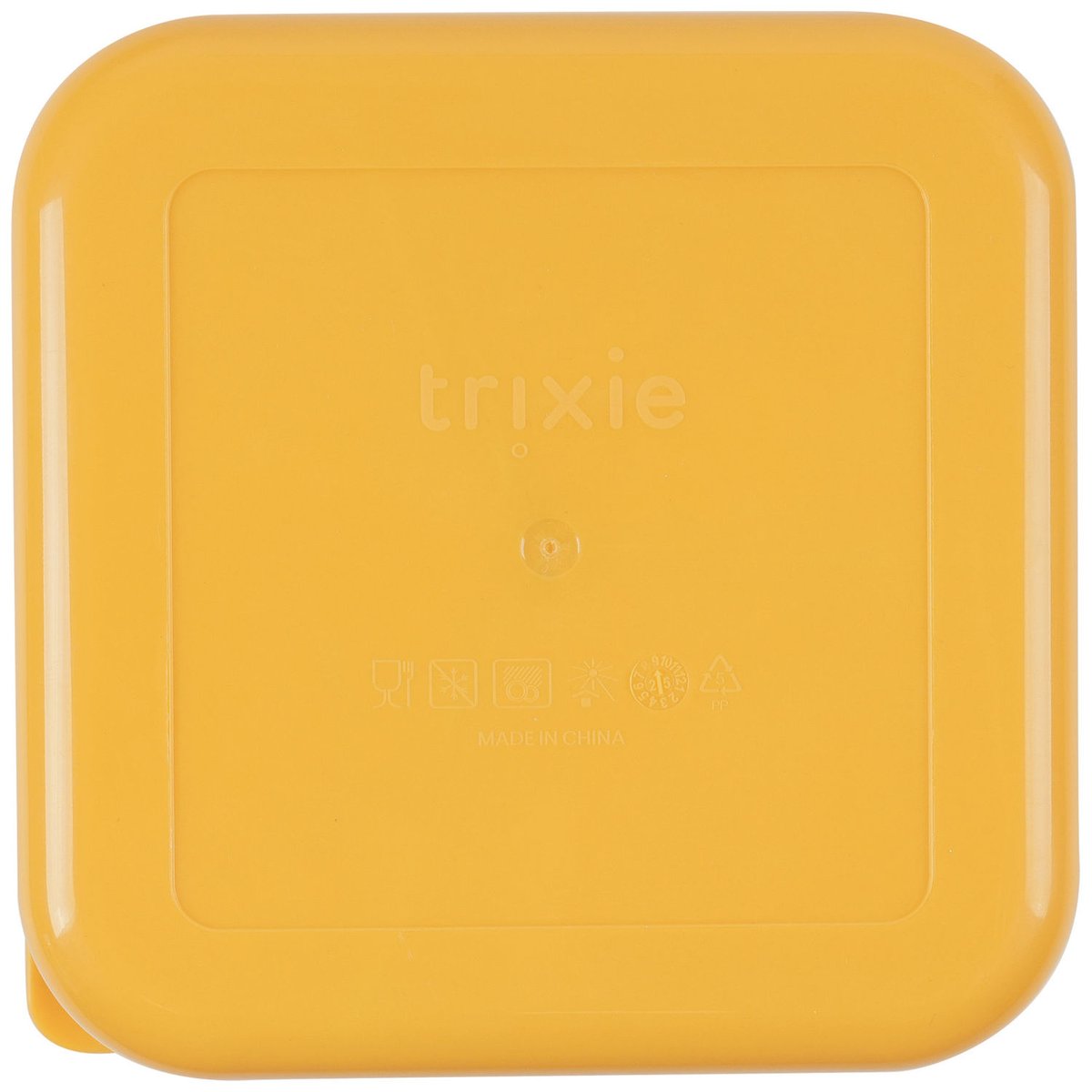 Lot de 3 boîtes à goûter jaune, marron, blanc, TRIXIE