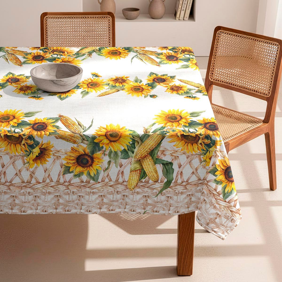 Nappe anti-taches Panocha - 100% coton - jaune, NAF NAF HOME
