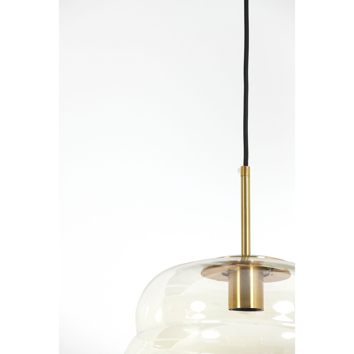 Suspension - M ambre et doré, LIGHT & LIVING