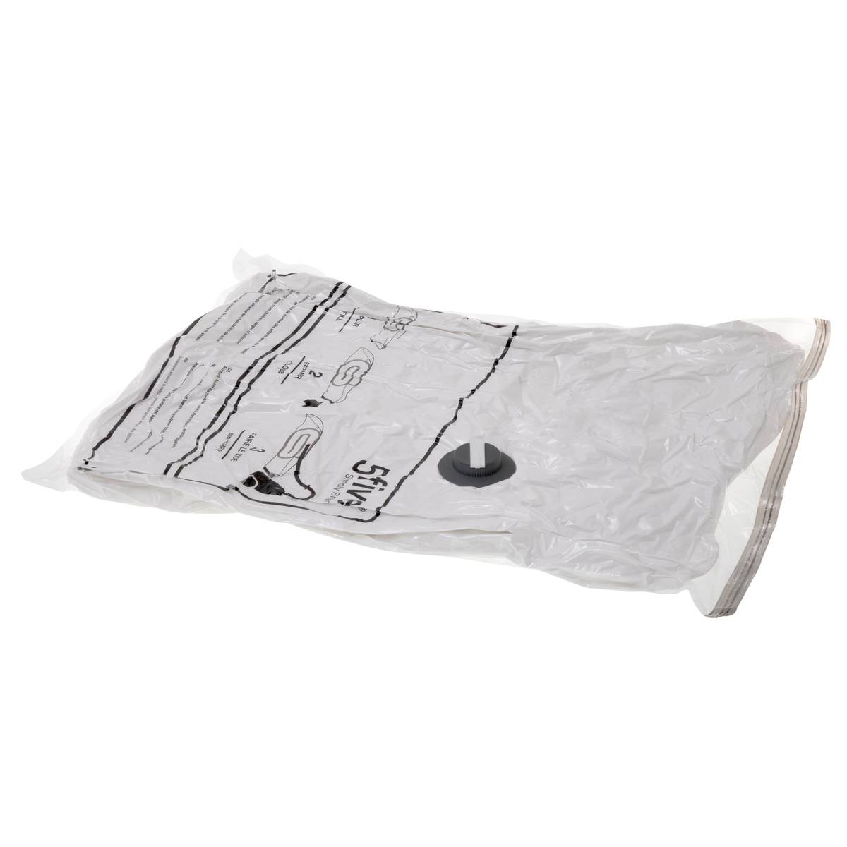 Sac sous vide compact pour vêtements AIR transparent, 5FIVE SIMPLY SMART