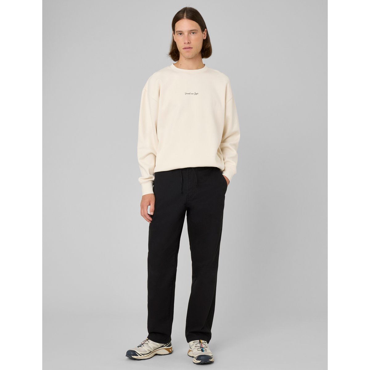 Pantalon jogger relaxed noir, BZB