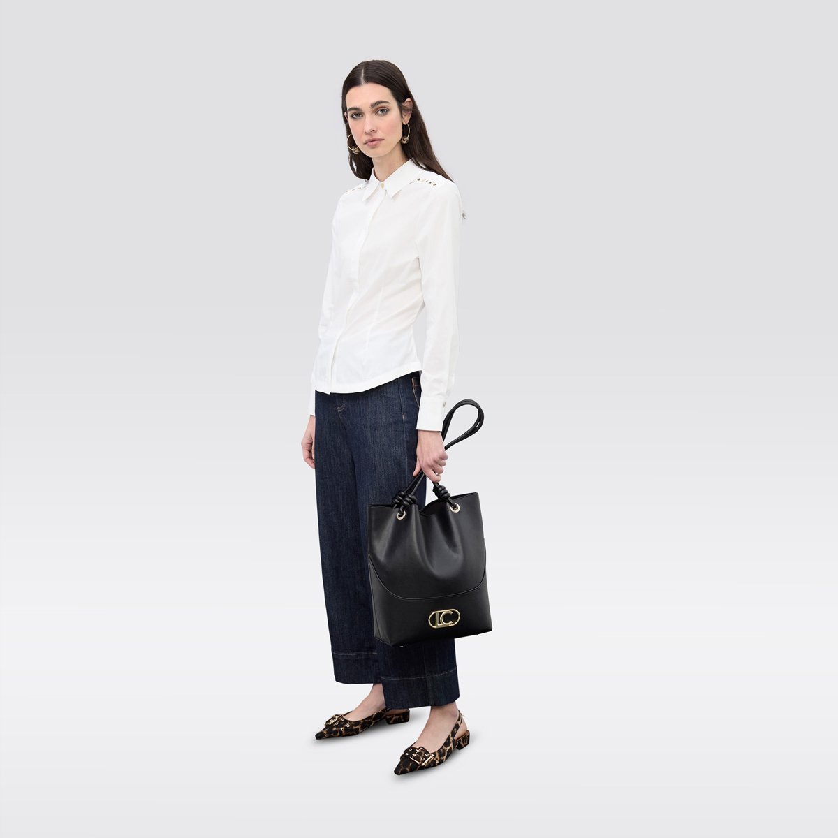 Blouse structurée effet corset blanc, LOLA CASADEMUNT