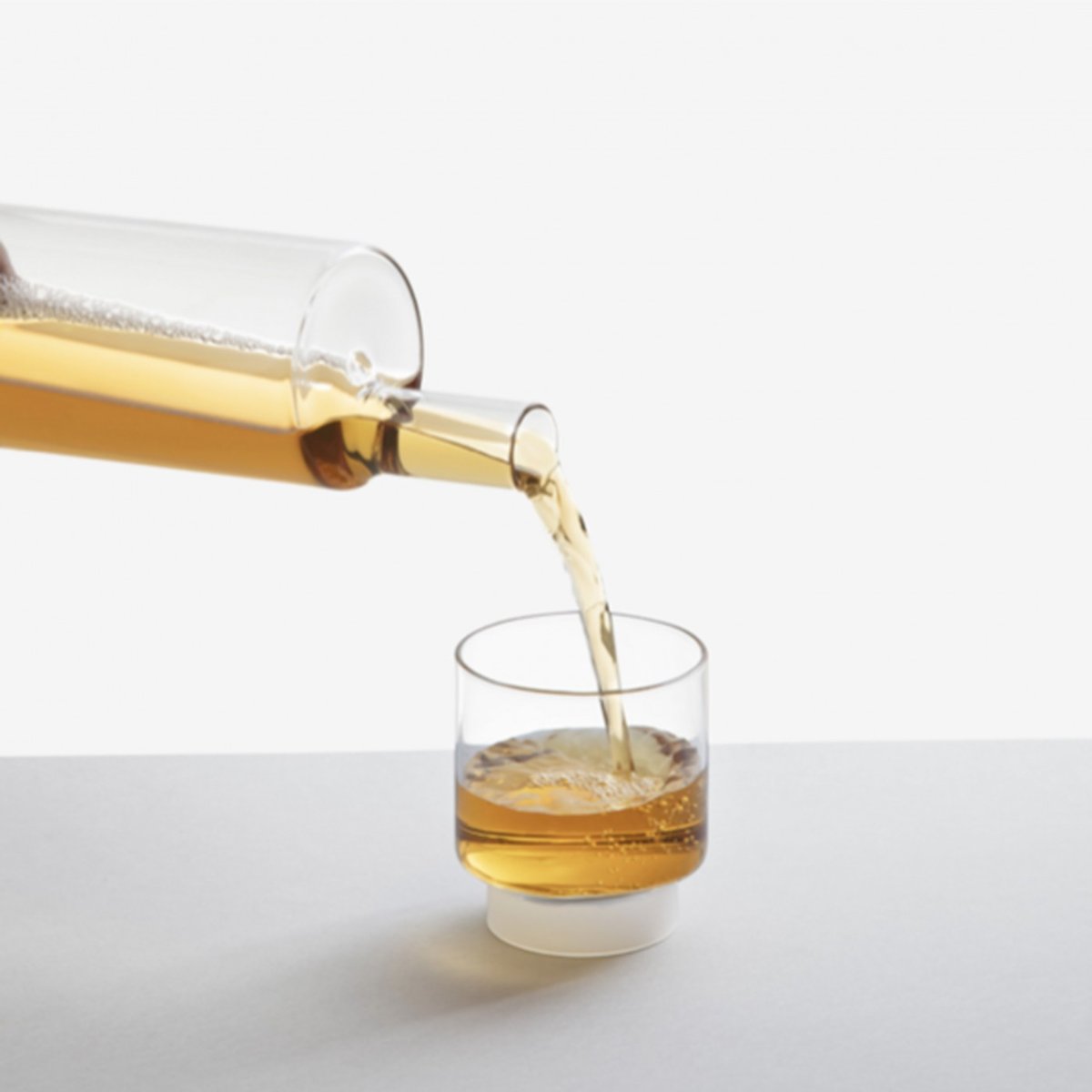 Carafe bouteille design verre TOKYO transparent, ICHENDORF