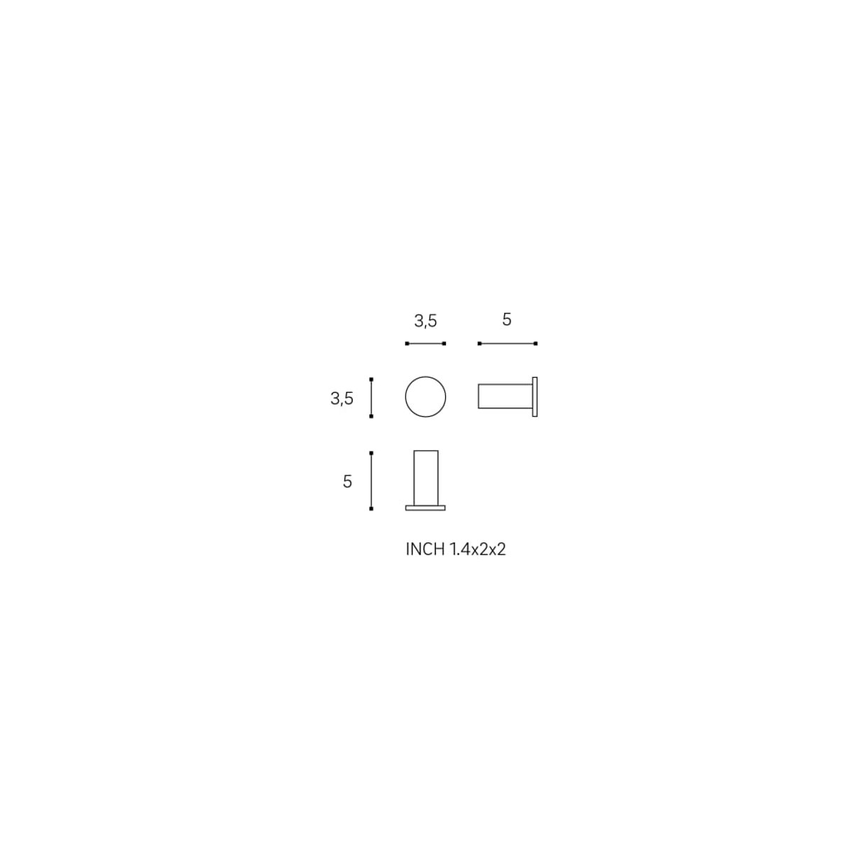 Patère ARCHITECT SP noir mat, COSMIC