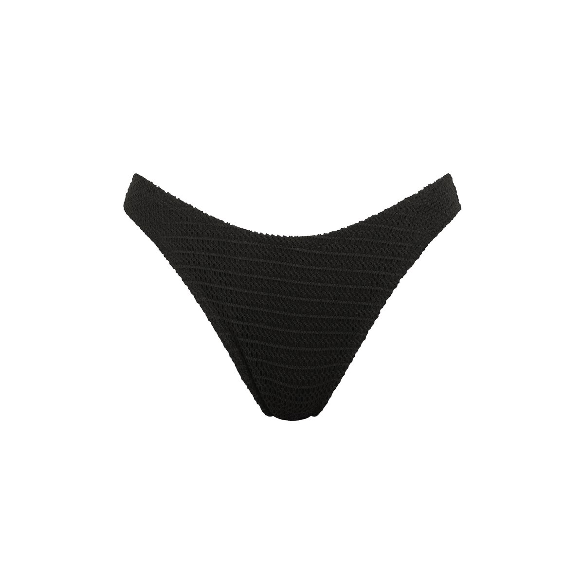 Bas maillot slip de bain échancré CALVI noir, LISCA