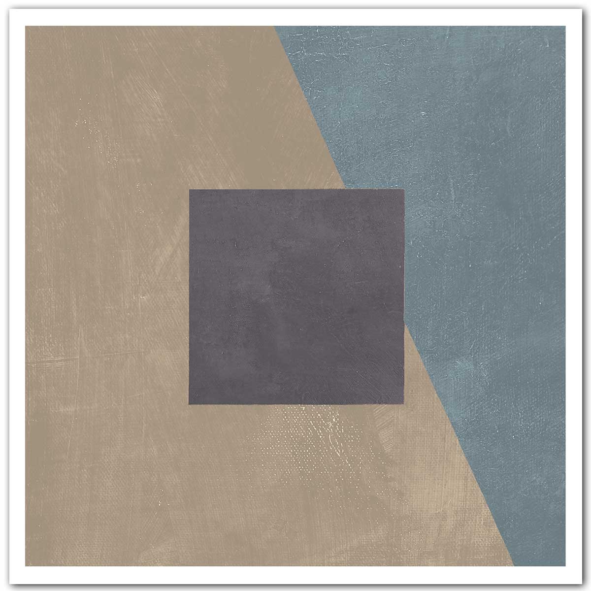 Poster Soie bleue sarcelle affiche seule, HEXOA
