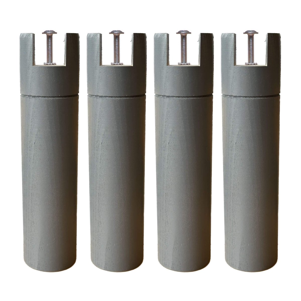 Pied pour cadre à lattes bois (lot de 4) naturel, SOMEO