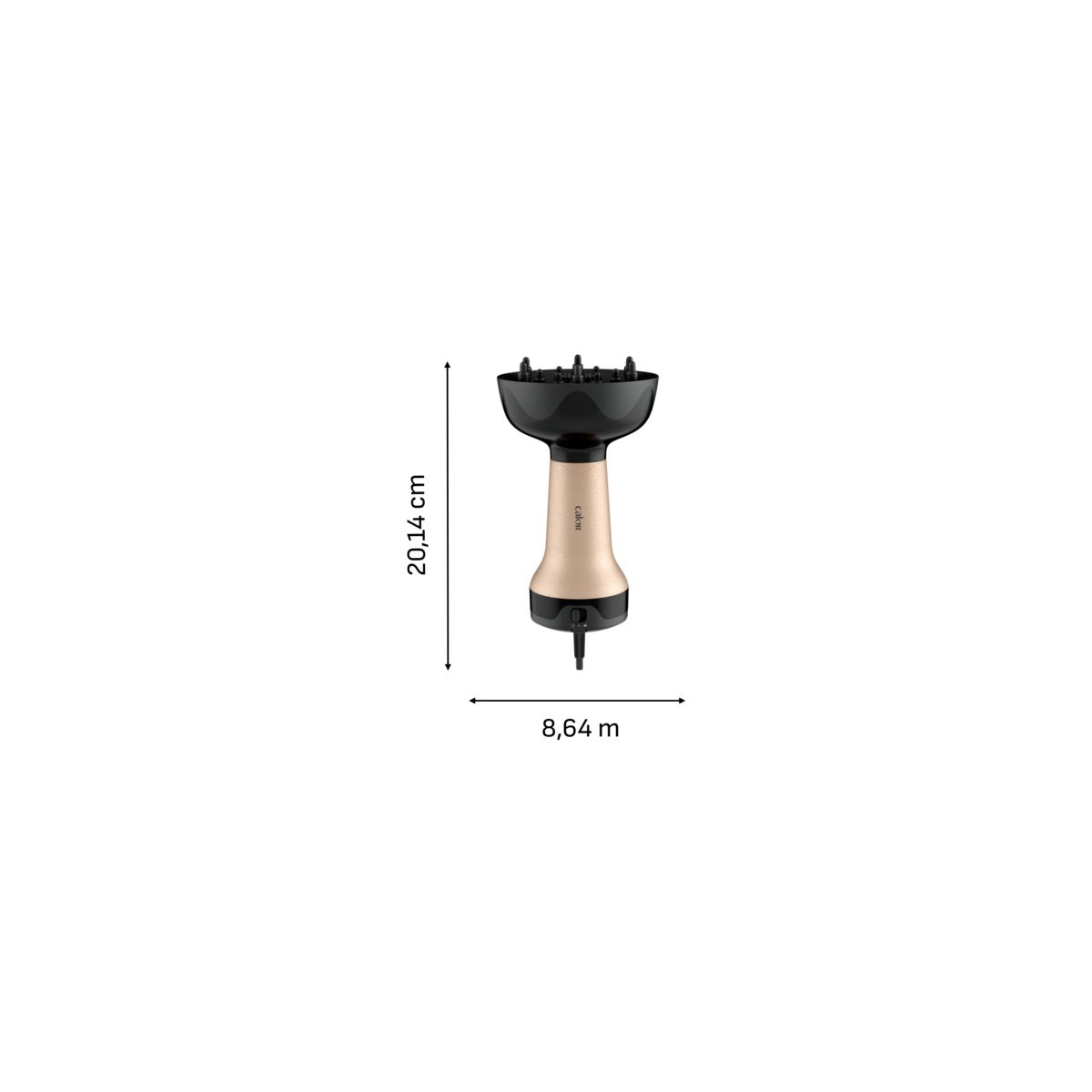 Diffuseur sèche-cheveux Curl Harmony CV7D30C0 couleur unique, CALOR
