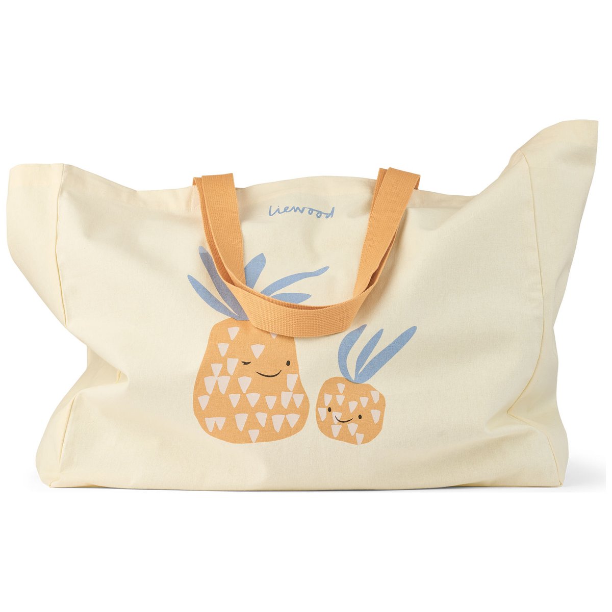 Maxi tote bag ecru, jaune, bleu, LIEWOOD
