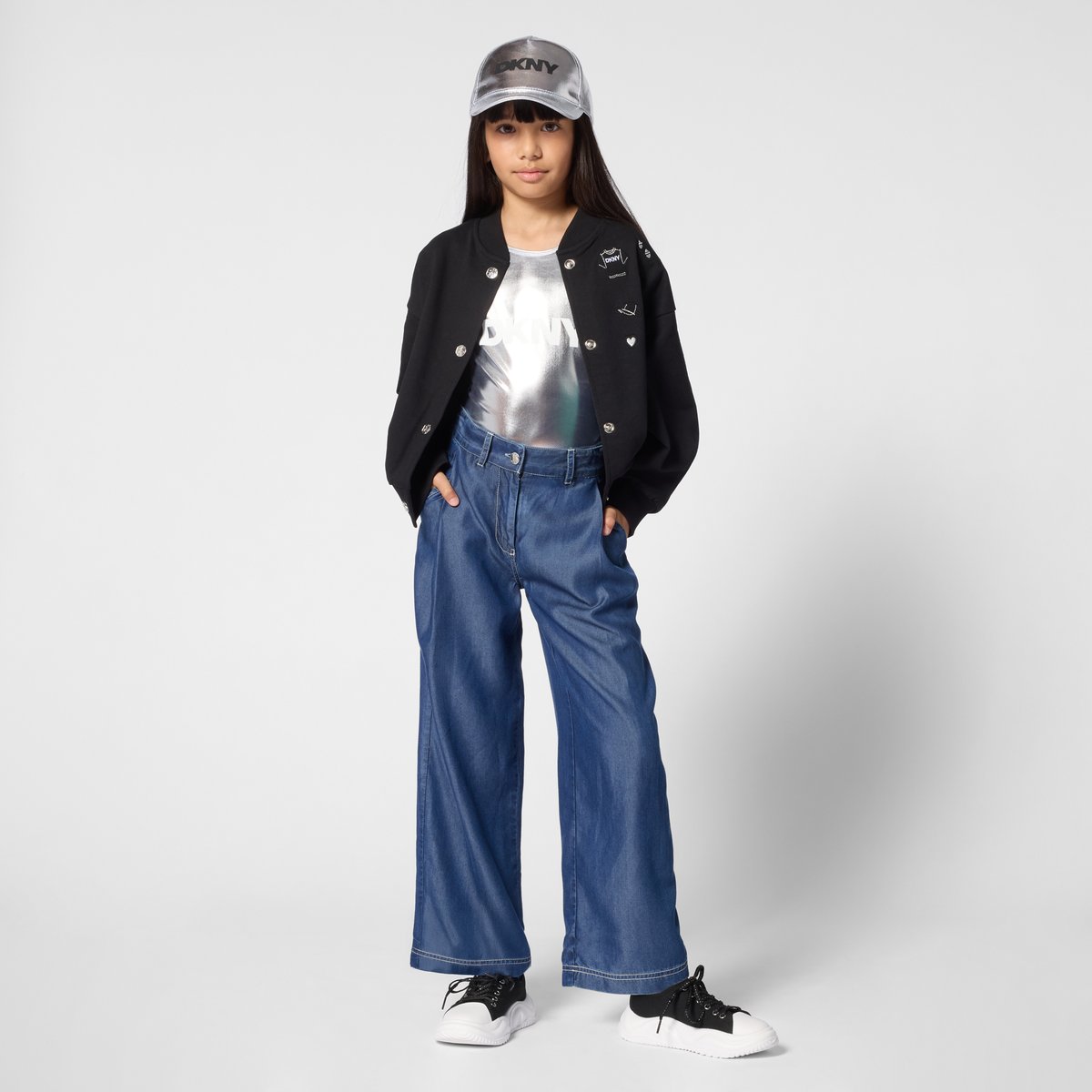 Casquette silver, DKNY