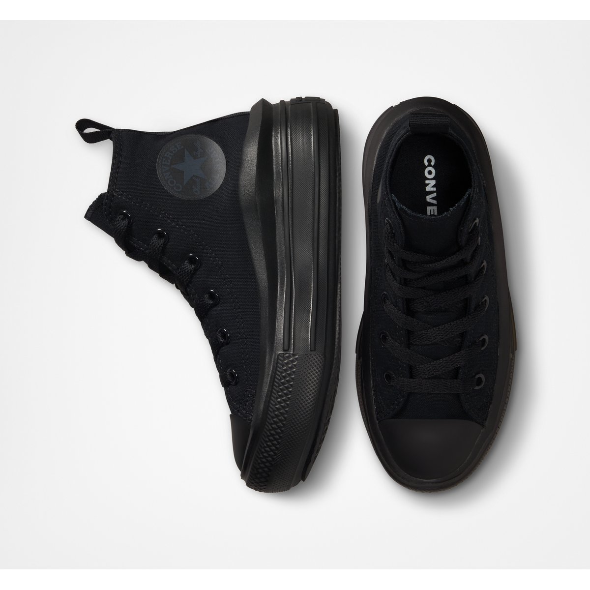 Baskets CHUCK TAYLOR ALL STAR MOVE PLATFORM noir/noir/gris fumée foncé, CONVERSE