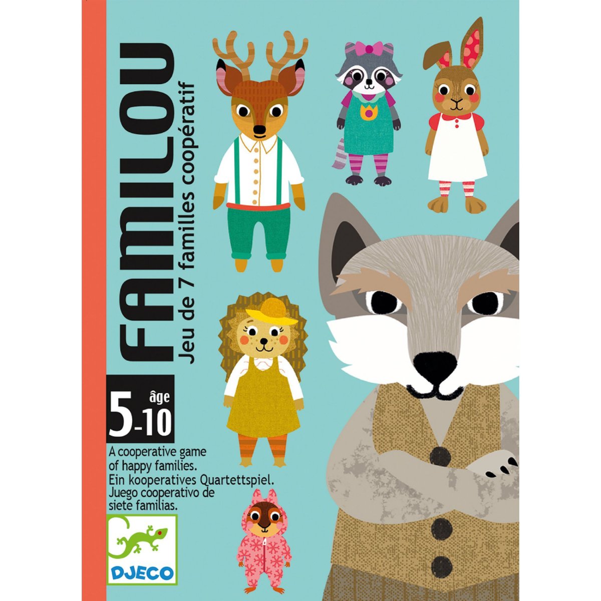 Jeux de cartes Familou multicolore, DJECO