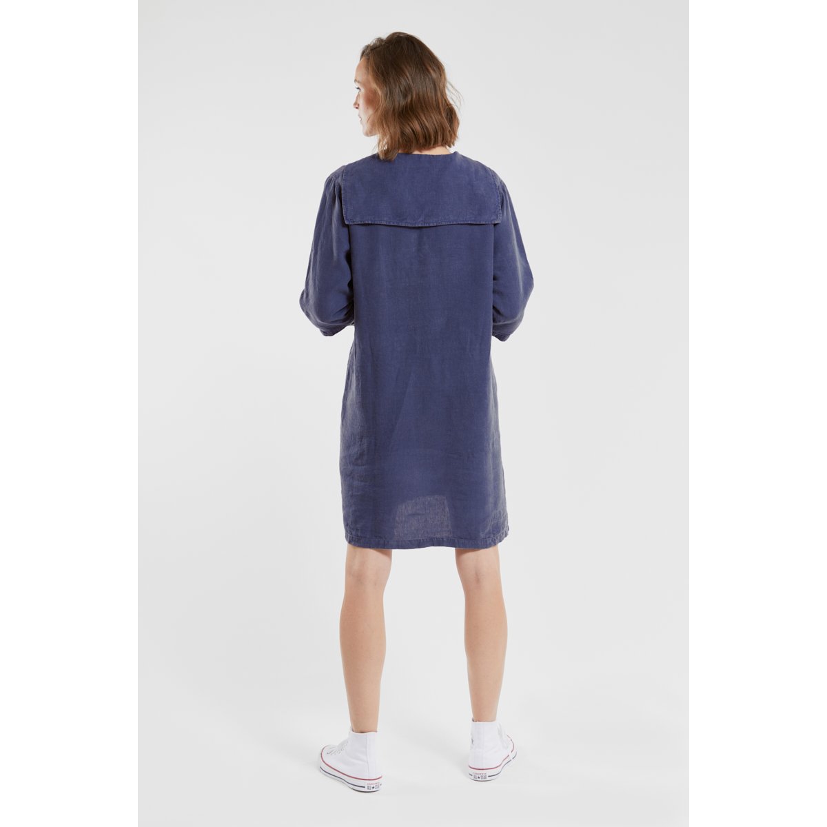 Robe vareuse Héritage en lin HERITAGE indaco, ARMOR-LUX