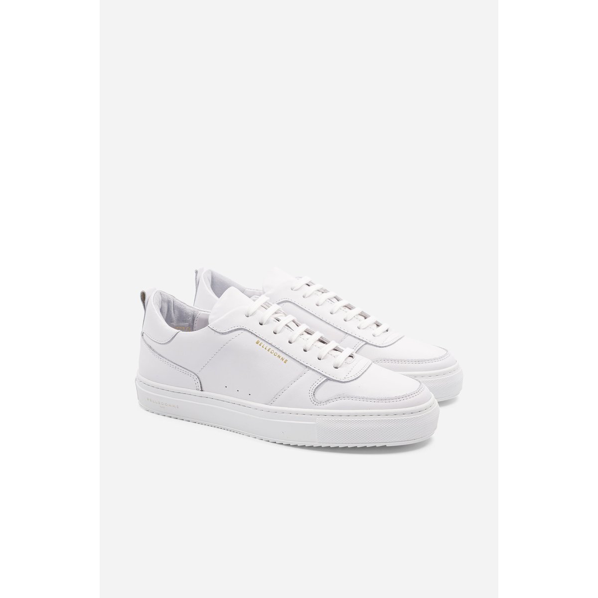 Basket cuir B0 blanc, BELLEDONNE