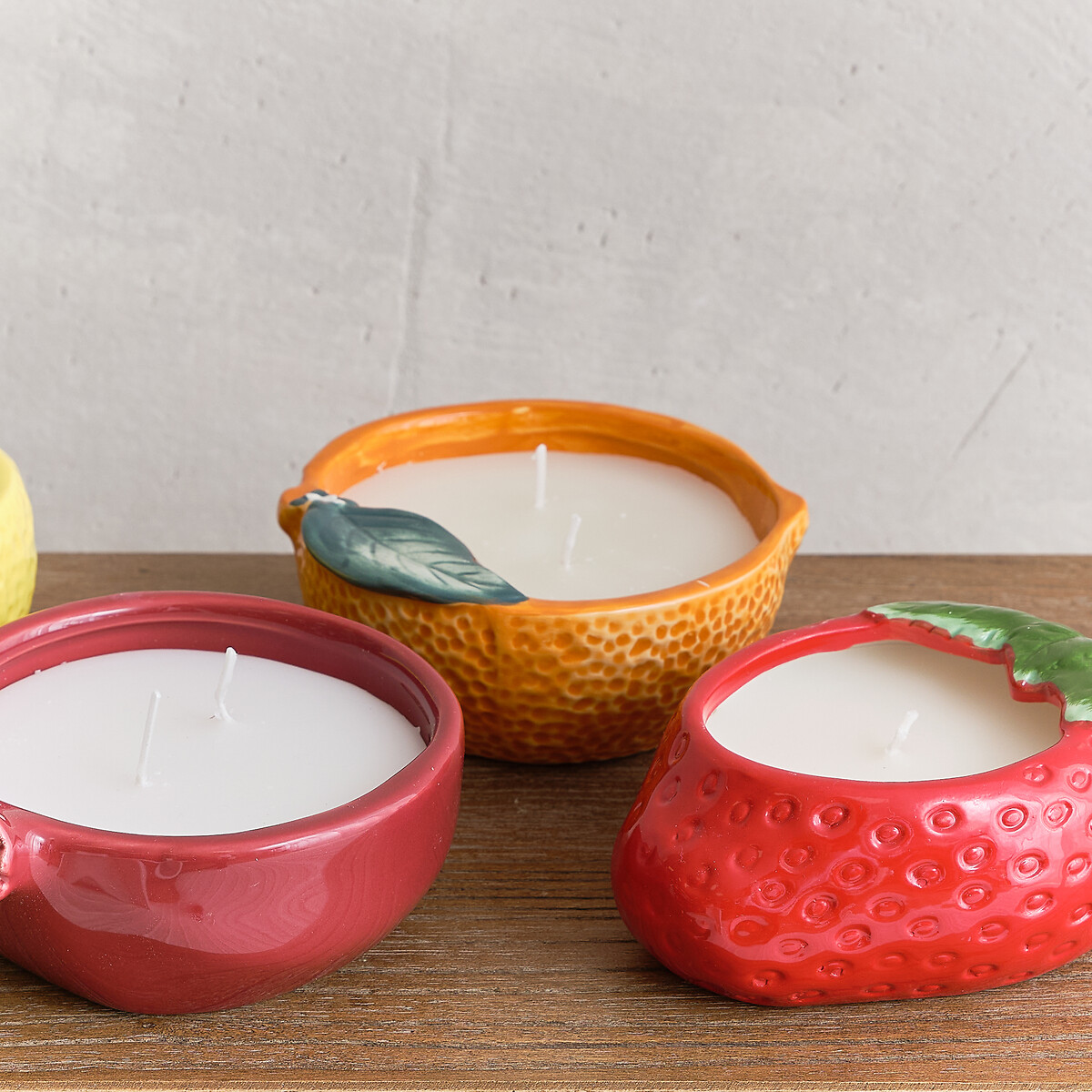 Ceramic Orange Candle orange, SO'HOME