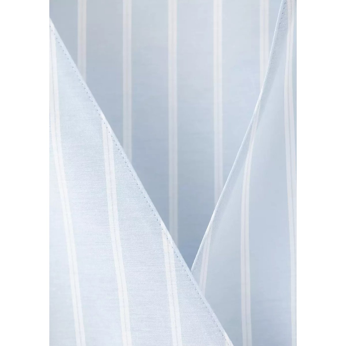 Chemise coton mélangé rayures bleu ciel, MANGO TEEN