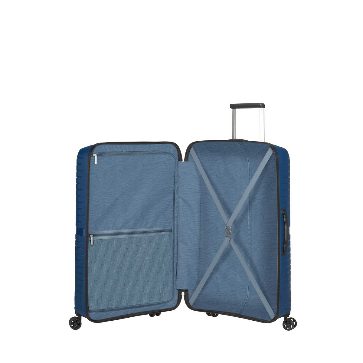 Mala de viagem grande superleve, 77 cm, 4 rodas, da American Tourister azul, AMERICAN TOURISTER