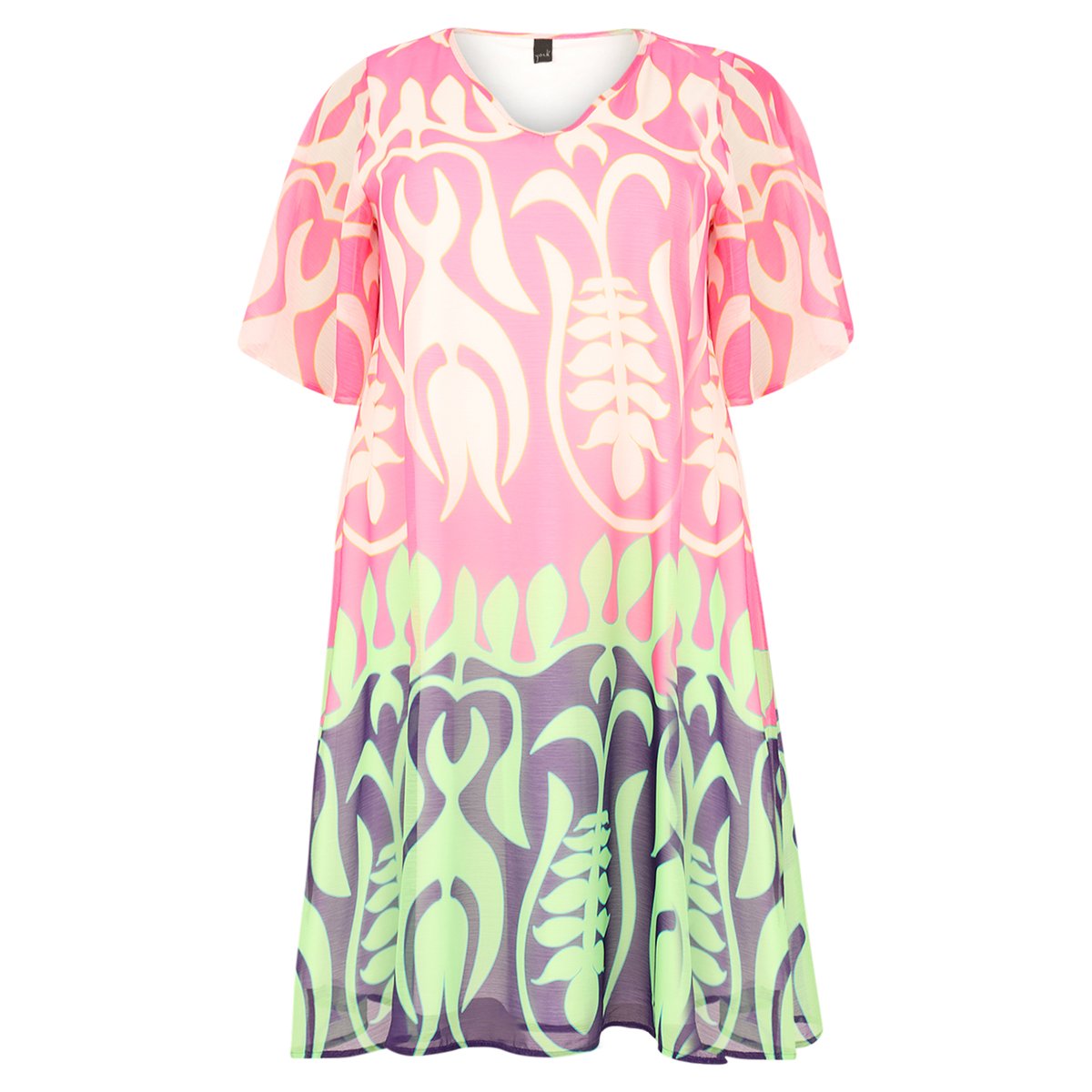 Robe imprimé / imprimée rose, YOEK
