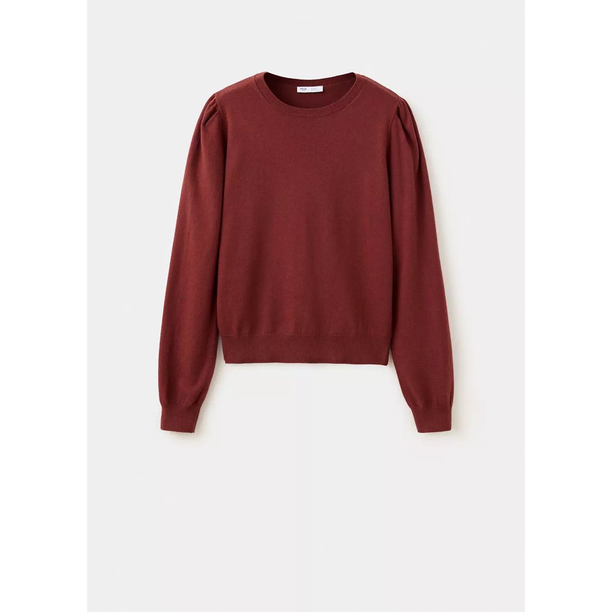 Pull-over détail froncé orange brûlé, MANGO TEEN