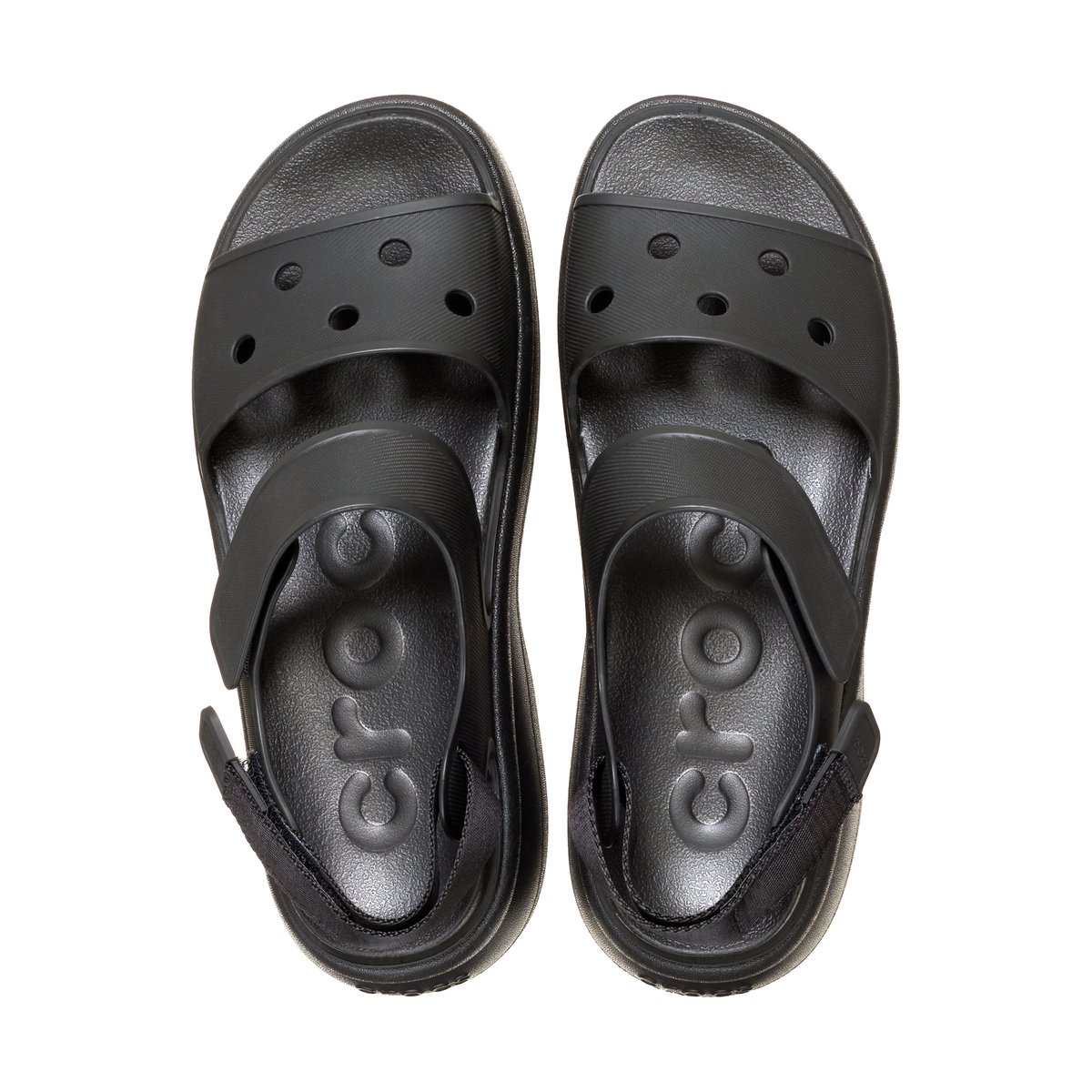 Sandales à Scratch Soho Y Strap noir, CROCS