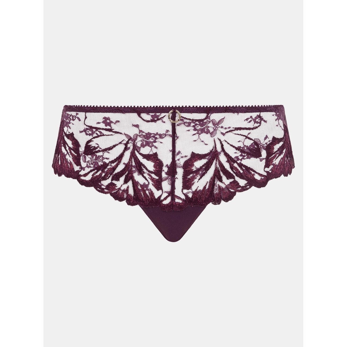 Shorty ILLUSION aubergine lurex, CHANTELLE