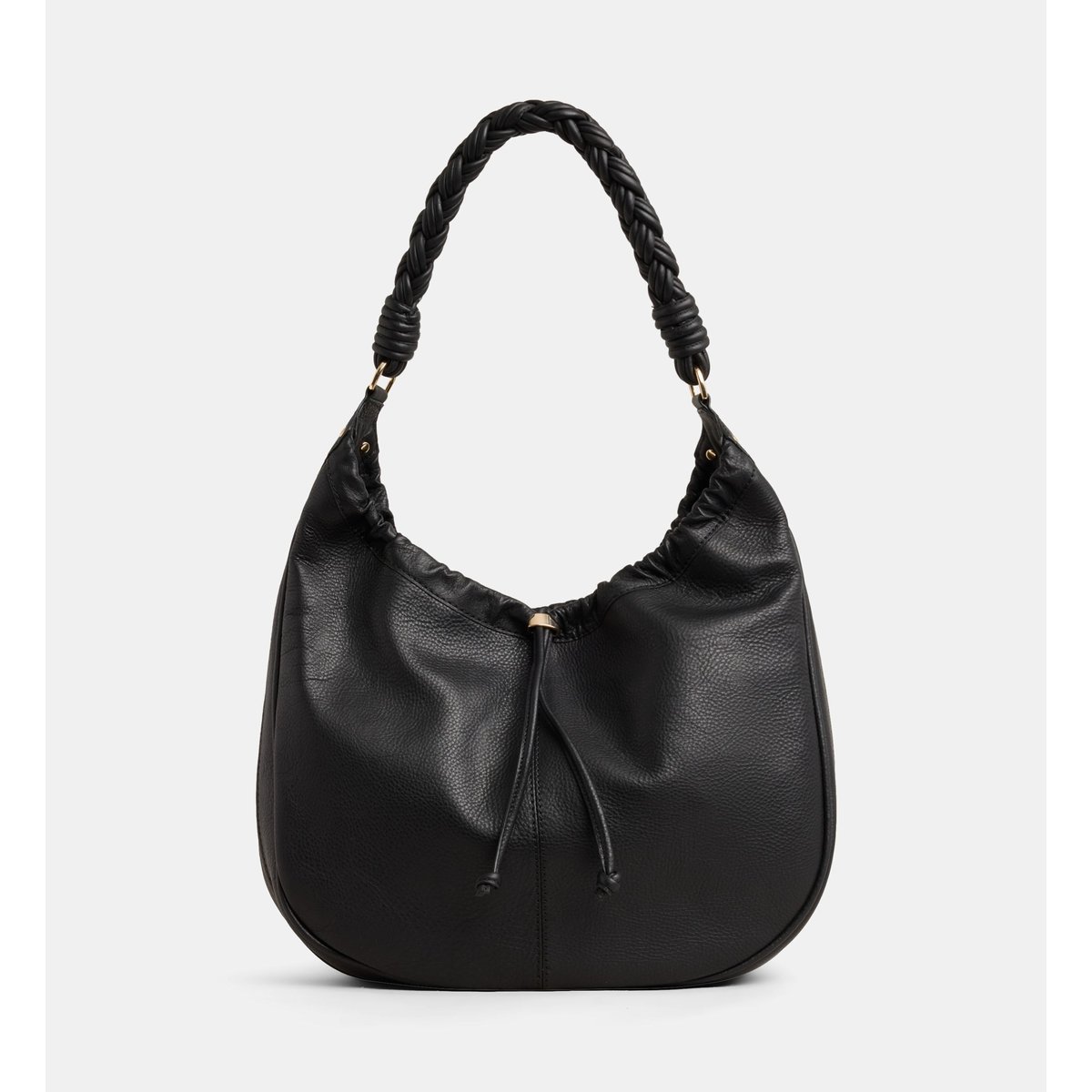 Sac à main inaya cuir noir, GALERIES LAFAYETTE