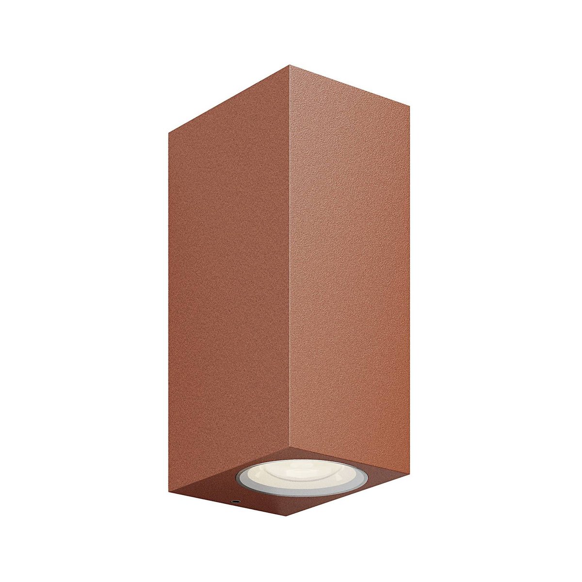 Applique extérieure en aluminium moderneLED brun rouille, LUCANDE