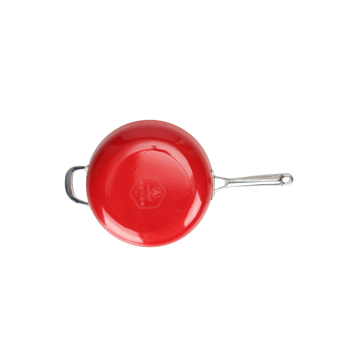 Sauteuse 32cm - "Red AirIron" couleur unique, LAGUIOLE CUISSON