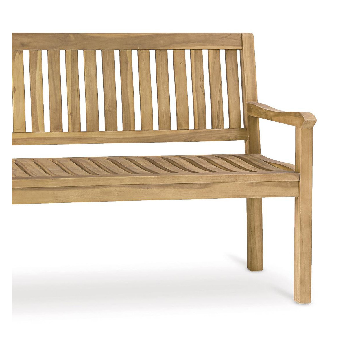 Banc 2 places naturel, DECORATION D’AUTREFOIS
