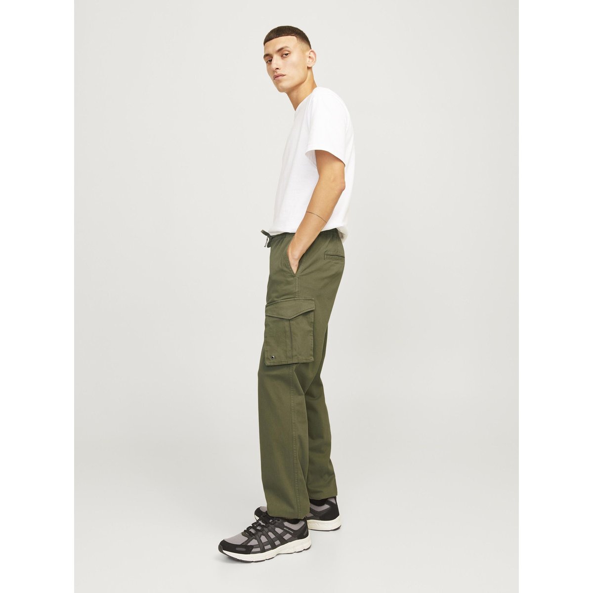 Pantalon Cargo olive night, aprel