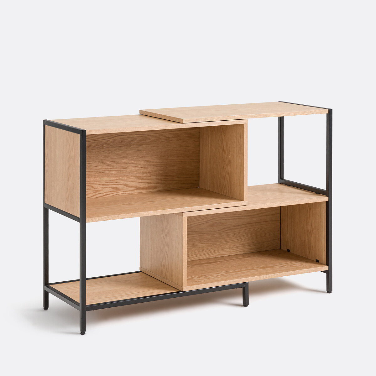 Console modulable et extensible plaqué chêne Volga coloris chêne, LA REDOUTE INTERIEURS