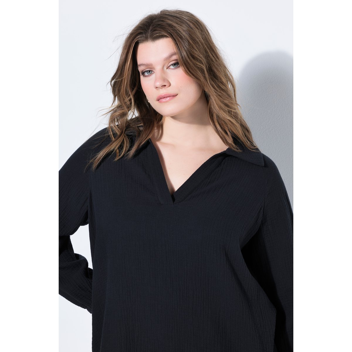 Tunique en mousseline noir, STUDIO UNTOLD