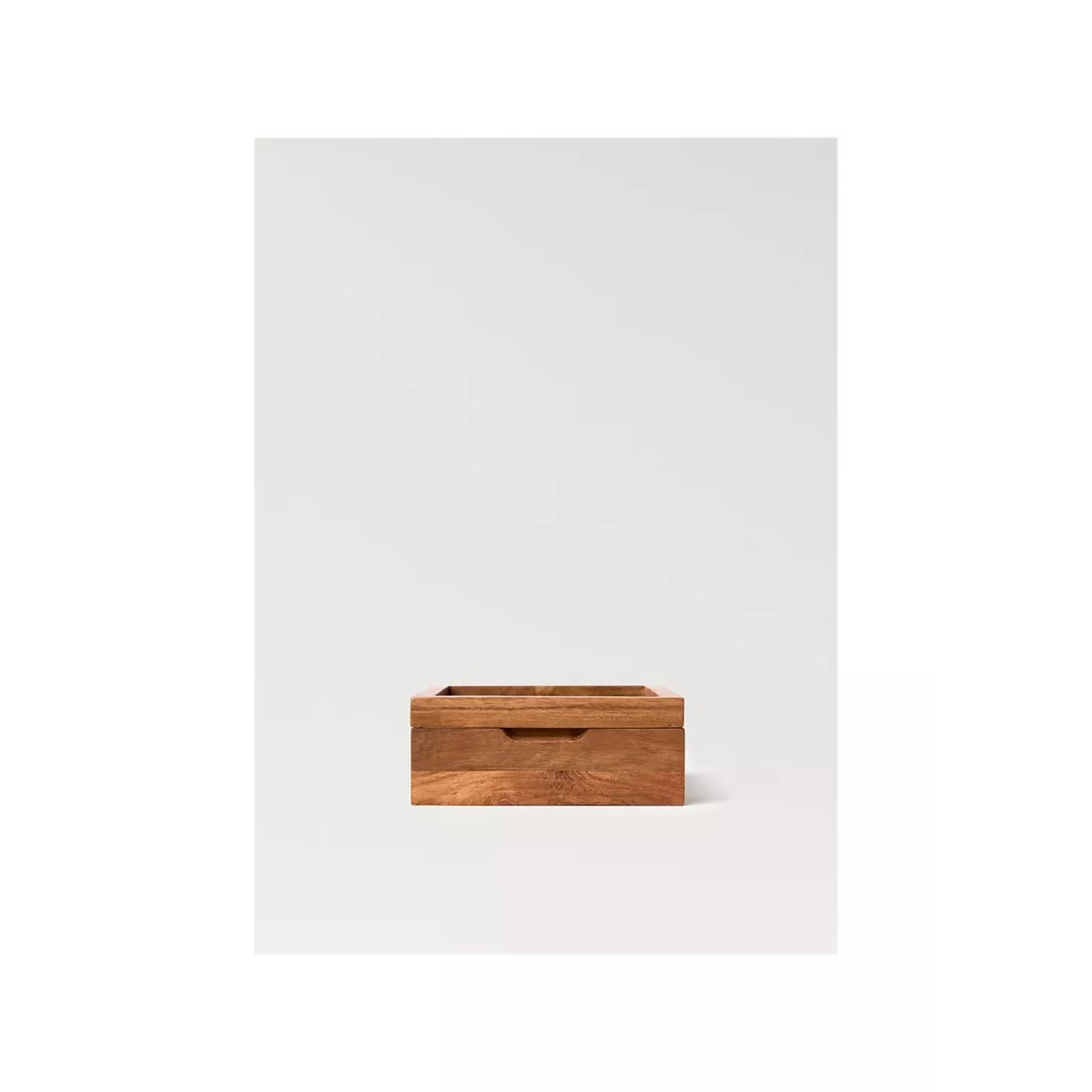 Coffret à bijoux en bois de taille moyenne marron, MANGO HOME