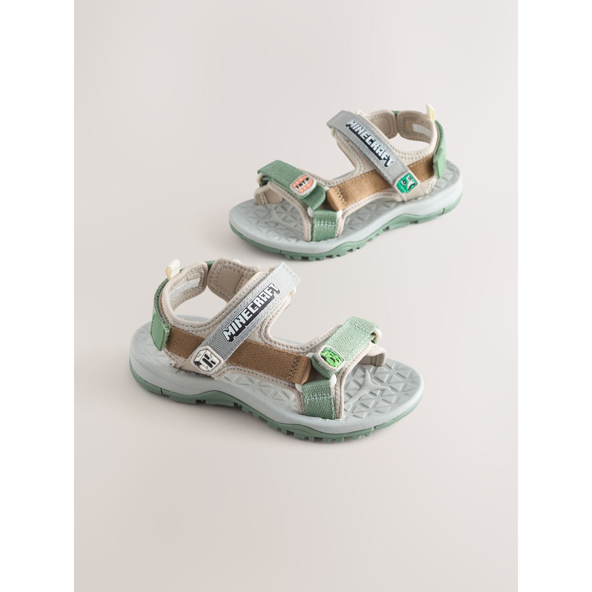 Sandales de randonnée minecraft gris, NEXT