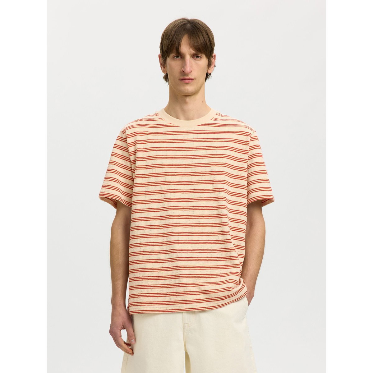 T-Shirt birch, SELECTED