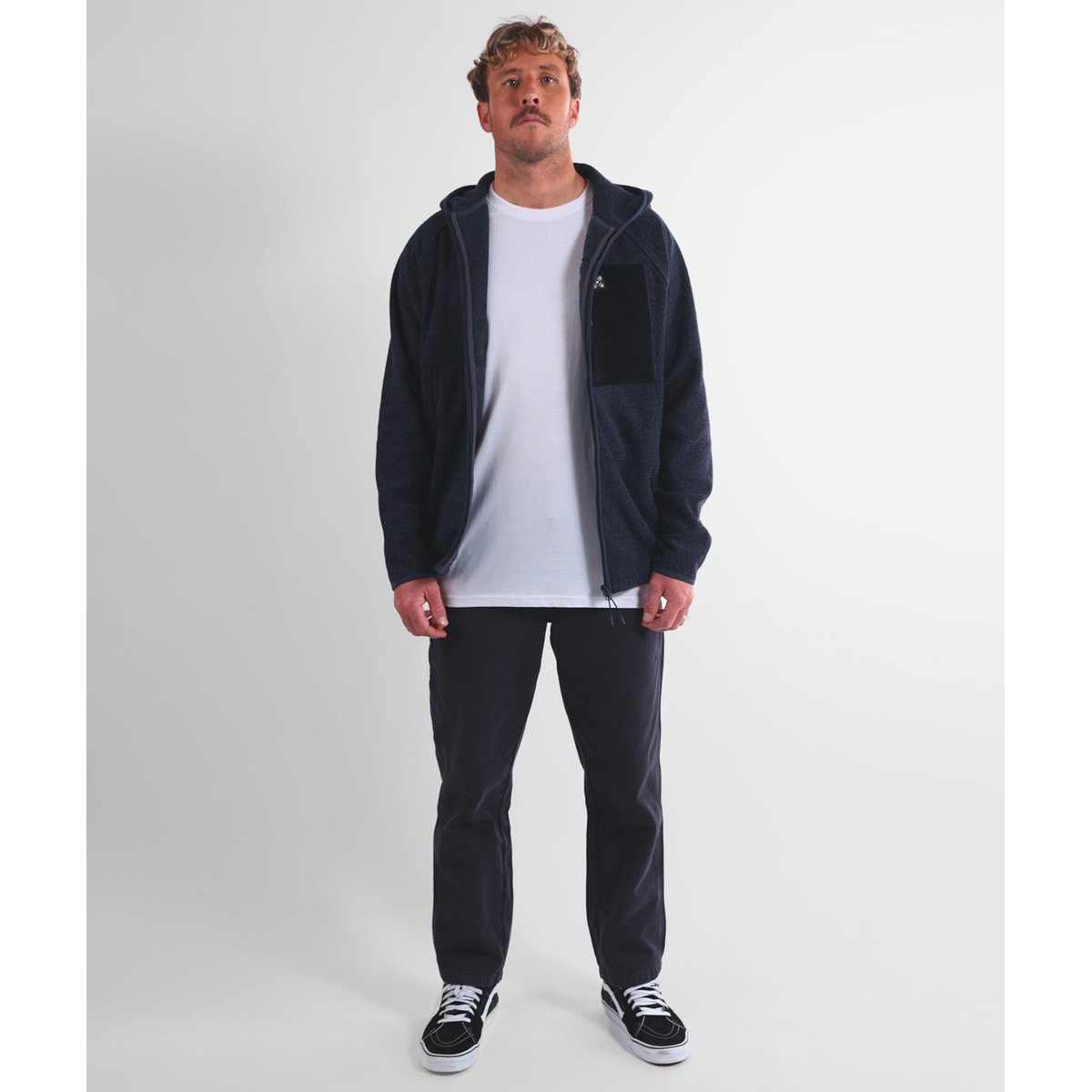 Veste hybride zippée PATH deep marine chine, OXBOW
