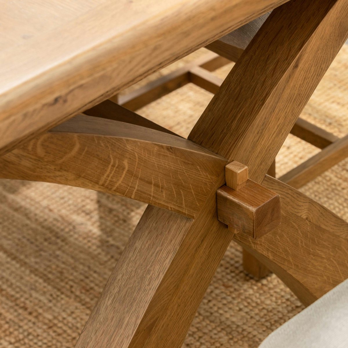 Table à manger extensible en chêne 150-200 cm VALMONT bois naturel, PIER IMPORT