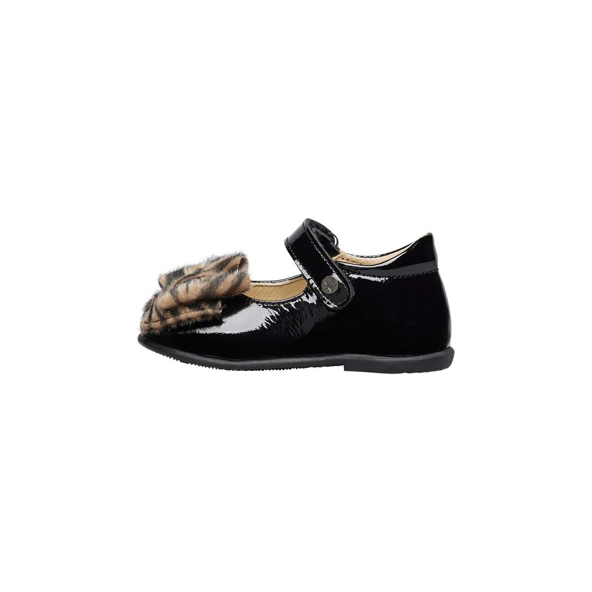Ballerines en vernis ARABESQUE marine, NATURINO