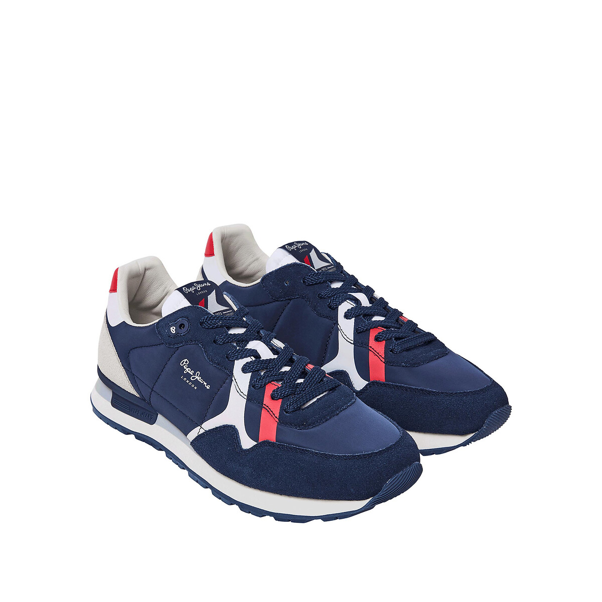 Baskets basses Brit Road bleu marine, PEPE JEANS
