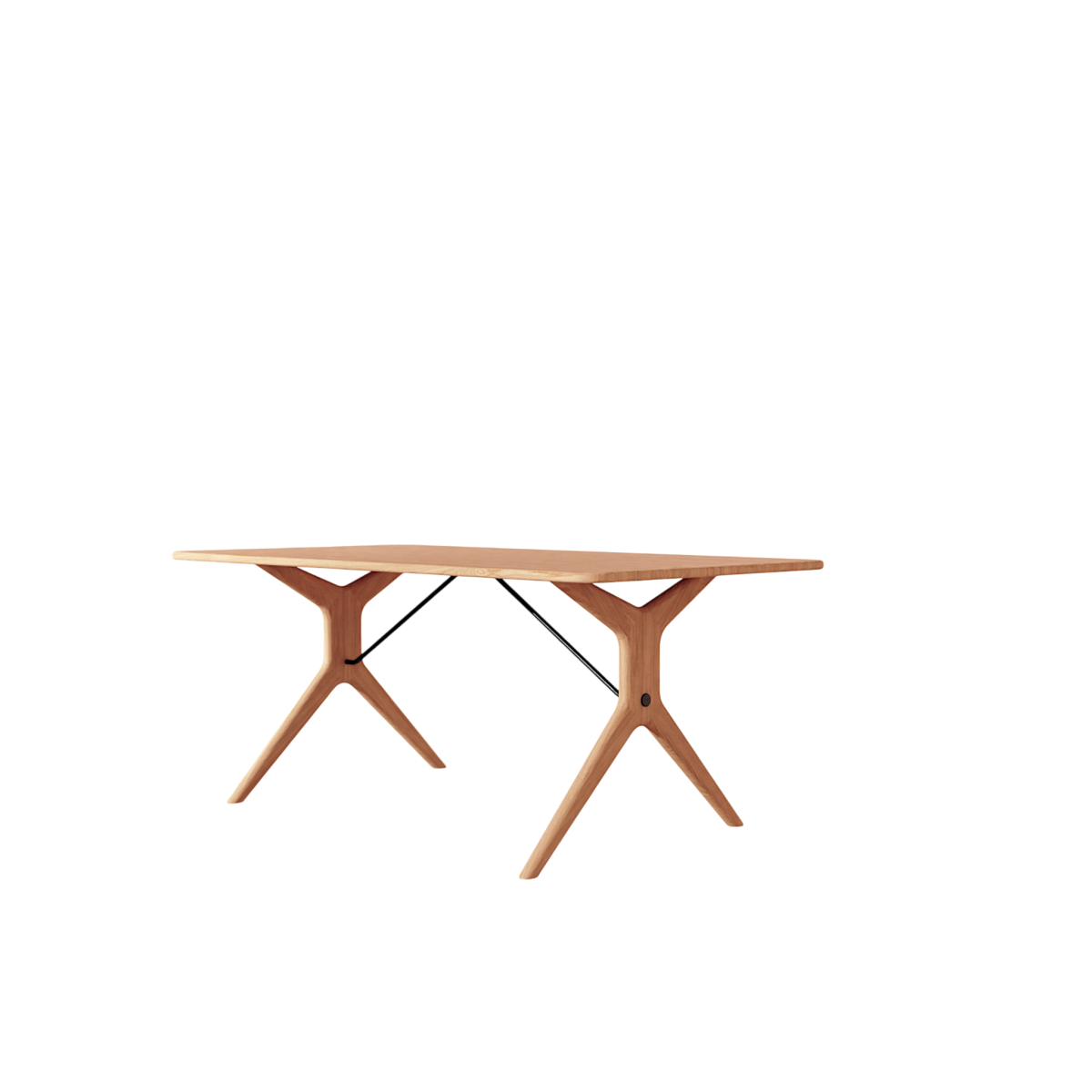 Table à manger en Chêne massif, MARTIN naturel, TIKAMOON