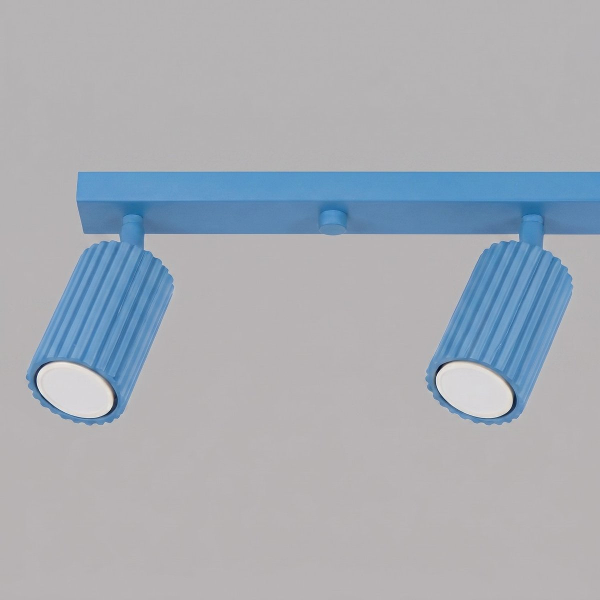 Plafonnier Aluminium Bleu GU10 4 KARBON bleu, EDEN