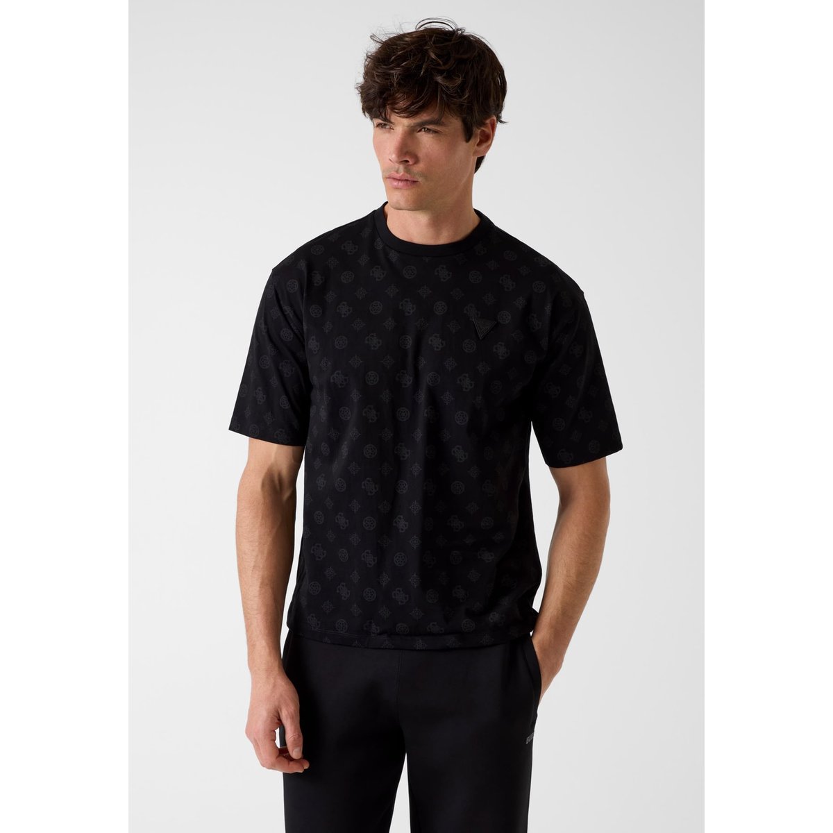 T-Shirt Logo noir, GUESS