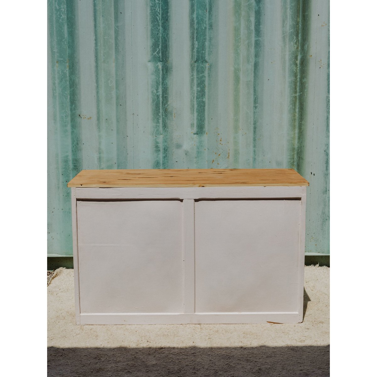 Buffet en bois rose clair Gilbert N°1541 - Bon état bois clair, DEBONGOUT